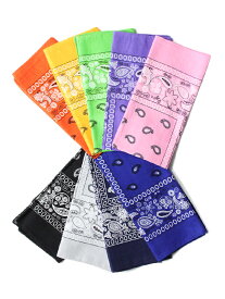 【メール便対応 2点まで】【US買い付け正規品】KAISER PAISLEY SCARF BANDANA ペイズリー スカーフ バンダナ コットン