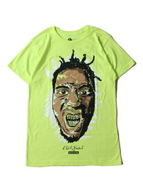 【インポート】Ol' Dirty Bastard x REASON CLOTHING ODB Scribble Tee light green オール・ダーティー・バスタード ウータンクラン プリント Tシャツ ライトグリーン