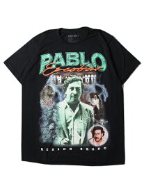 【インポート】REASON CLOTHING Pablo Escobar Tee black パブロ・エスコバル プリント Tシャツ ブラック