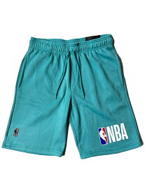 【インポート】NBA TRAINER SWEAT SHORT PANTS lbay エヌビーエー スウェット ショートパンツ エメラルド グリーン