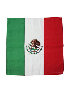 MEXICO FLAG BANDANA green/white/red LVR  tbO o_i O[ zCg bh