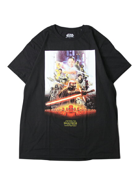 【インポート】STAR WARS "THE RISE OF SKYWALKER"POSTERS PHOTO S/S TEE black スターウォーズ ザ ライズオブスカイウォーカー ポスター フォト 半袖Tシャツ ブラック