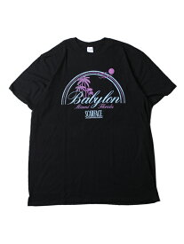 【インポート】 SCARFACE BABYLON MENS LIGHTWEIGHT SHORT SLEEVE TEE black スカーフェイス バビロン 半袖Tシャツ ブラック