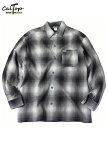 【インポート】Cal Top OMBRE CHECK LONG SLEEVE SHIRT gray/white キャルトップ オンブレ チェック ロングスリーブ シャツ グレー/ホワイト