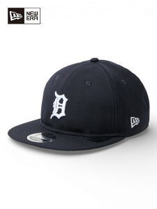 �y���K�戵�X�zNEW ERA RC RETRO CROWN 9FIFTY CAP Flat Visor navy Powered by GORO NAKATSUGAWA�iMIN-NANO�jMLB �f�g���C�g�E�^�C�K�[�X �l�C�r�[