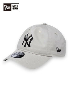 �y���K�戵�X�zNEW ERA 9TWENTY  NEW YORK YANKEES  WASHED COTTON ADJUSTABLE CAP stone / black �j���[�G�� 920 �j���[���[�N�E�����L�[�X �N���X�X�g���b�v �E�H�b�V���h�R�b�g�� �L���b�v �X�g�[�� / �u���b�N �L
