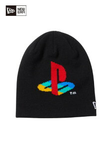���[���֑Ή�1�_�܂Ły���K�戵�X�zNEW ERA BASIC BEANIE black PlayStation �v���C�X�e�[�V���� �t�@�~���[�}�[�N 4�J���[ �j���[�G�� �x�[�V�b�N �r�[�j�[ �u���b�N