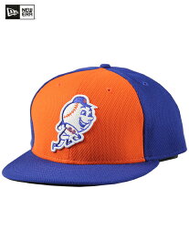 【インポート】NEW ERA 59FIFTY Mr.MET MESH BASEBALL CAP "NEW YORK METS" blue/orange ニューエラ 5950 ミスターメッツ メッシュ ベースボールキャップ ニューヨーク メッツ ブルー オレンジ