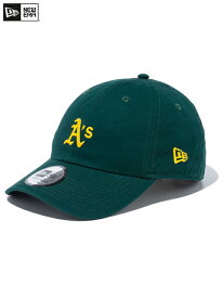 【正規取扱店】NEW ERA MLB "Oakland Athletics" CASUAL CLASSIC COTTON CAP dark green ニューエラ オークランド・アスレチックス ミッドロゴ コットンキャップ ダークグリーン