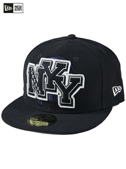 楽天市場】DEAD STOCK【インポート】NEW ERA 59FIFTY CUSTOM NYY LOGO 