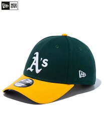 【正規取扱店】NEW ERA 9FORTY " Oakland Athletics " ADJUSTABLE CAP green/yellow ニューエラ 940 オークランド・アスレチックス チームカラー キャップ グリーン/イエロー