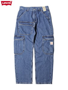 ���j�Z�b�N�X�yUS���f���zLevi's STAY LOOSE CARGO DENIM PANTS blue LEVIS ���[�o�C�X �X�e�C ���[�Y �J�[�S �f�j�� �p���c �u���[