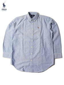 �y�r���e�[�W�z�y���K�i�zPOLO Ralph Lauren PONY ONE POINT OX FORD L/S SHIRTS lt.blue �|�� �����t���[���� �����|�C���g �I�b�N�X�t�H�[�h �����V���c ���C�g�u���[ �{�[�C�Y�T�C�Y