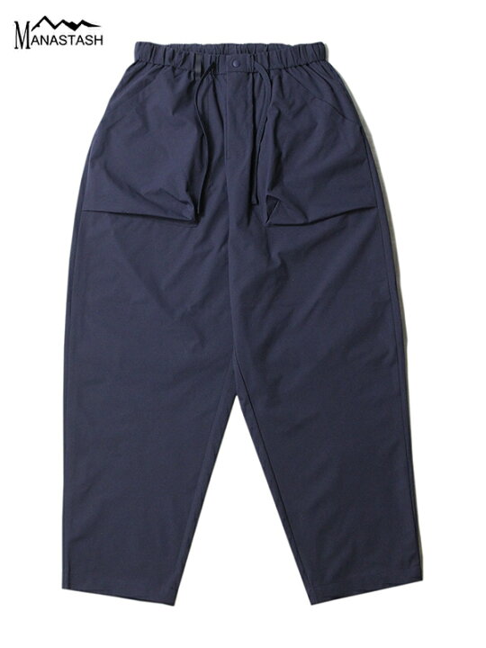 楽天市場】MANASTASH ST.HELENS COCOON PANTS navy マナスタッシュ 