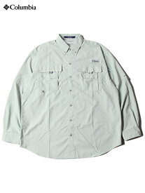 【正規取扱店】Columbia BAHAMA II LONG SLEEVE SHIRT cool green コロンビア バハマ ロングスリーブ シャツクール グリーン