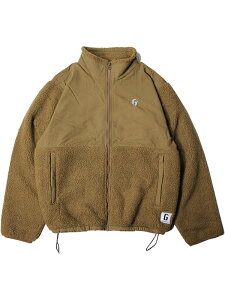game clothing ORIGINAL Mr.G LOGO BOA FLEECE JACKET coyote brown Q[N[WO ~X^[G S {A t[X WPbg R[e uE