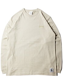 game clothing ORIGINAL "BASEBALL" LOGO LONG SLEEVE TEE SHIRTS sand beige/beige ゲームクロージング ベースボール ロゴ ロングスリーブ Tシャツ 長袖 ベージュ