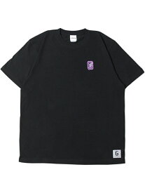 game clothing ORIGINAL "G WING FOOT" LOGO SHORT SLEEVE TEE SHIRTS black ゲームクロージング ジーウィングフット ロゴ ショートスリーブ Tシャツ 半袖 ブラック