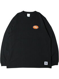 game clothing ORIGINAL "019ERS" ONE POINT EMBROIDERY LOGO LONG SLEEVE TEE SHIRTS black ゲームクロージング オーワンナイラーズ ロングスリーブ Tシャツ 長袖 ブラック 刺繡