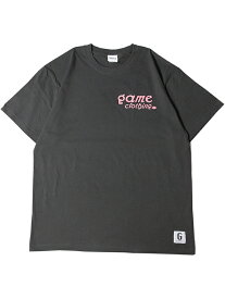 game clothing ORIGINAL "筋斗雲" SHORT SLEEVE TEE SHIRTS sumi ゲームクロージング オリジナル ロングスリーブ Tシャツ 半袖 スミ 炭
