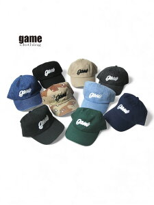 game clothing ORIGINAL FLOW LOGO CAP black/navy/stone gray�Eblue�Elt.blue/sand/green/wool blend/desert camo �Q�[�� �N���[�W���O �I���W�i�� �L���b�v �u���b�N/�l�C�r�[/�X�g�[���O���[�E�u���[�E���C�g�u���[/�T��