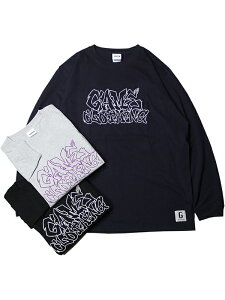 "game clothing ORIGINAL ""MOTTY LOGO"" L/S TEE black/ash/navy �Q�[���N���[�W���O �I���W�i�� �����O�X���[�u T�V���c �u���b�N �A�b�V�� �l�C�r�["