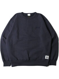 game clothing ORIGINAL "BASEBALL" LOGO CREWNECK SWEAT navy/navy ゲームクロージング ベースボール ロゴ クルーネック スウェット ネイビー