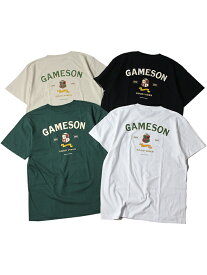 "GAMESON" game clothing ORIGINAL SHORT SLEEVE TEE SHIRTS white/black/ivy green/sand beige ゲームクロージング Tシャツ ホワイト/ブラック/グリーン/サンド ベージュ