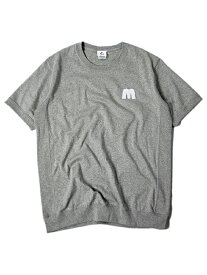 game clothing ORIGINAL "M PATCH" HEAVYWEIGHT S/S Tee SHIRTS gray へヴィーウェイト Tシャツ 7.1オンス サイドパネル リブ パッチ グレー