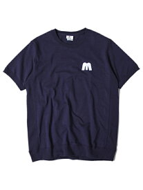 game clothing ORIGINAL "M PATCH" HEAVYWEIGHT S/S Tee SHIRTS navy へヴィーウェイト Tシャツ 7.1オンス サイドパネル リブ パッチ ネイビー