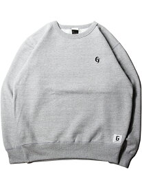 game clothing ORIGINAL "Mr.G" LOGO CREWNECK SWEAT gray ゲームクロージング ミスターG ロゴ クルーネック スウェット グレー