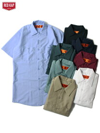 【インポート】RED KAP SHORT SLEEVE S/S WORK SHIRTS レッドキャップ 半袖 ワークシャツ