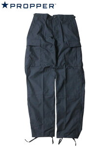 �yUS �C���|�[�g�z PROPPER RIPSTOP TROUSER BDU CARGO PANTS REGULAR navy �v���p�[ ���M�����[ �����O�X ���b�v�X�g�b�v �g���E�U�[ �J�[�S �p���c �W�b�p�[�t���C �l�C�r�[ �~���^���[