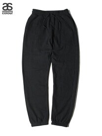 【インポート】AS COLOUR 10.3oz MENS STENCIL TRACK SWEAT PANTS black エーエス カラー メンズ トラック スウェット パンツ ブラック アズカラー