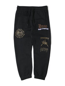 �y�C���|�[�g�zBone Thugs-N-Harmony SWEAT JOGGER PANTS black/brown �{�[���T�O�X���n�[���j�[ �X�E�F�b�g �W���K�[�p���c �u���b�N/�u���E��