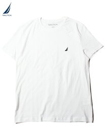 【インポート】NAUTICA ONE POIN LOGO TEE white ノーティカ ワンポイント ロゴ Tシャツ ホワイト
