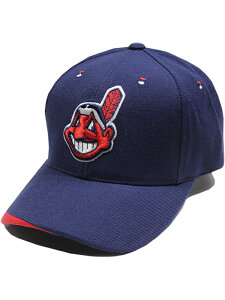 �y�C���|�[�g/�f�b�h�X�g�b�N�zDEADSTOCK AMERICAN NEEDLE CLEVELAND INDIANS 6 PANEL ADJUSTABLE CAP navy�A�����J���j�[�h�� �N���[�u�����h �C���f�B�A���Y �A�W���X�^�u�� �L���b�v �l�C�r�[