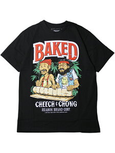 �y�C���|�[�g�zCheech & Chong Baked OFFICIAL MOVIE TEE black official �I�t�B�V���� ���C�Z���X �`�[�`�A���h�`���� �`�[�`���� T�V���c �u���b�N