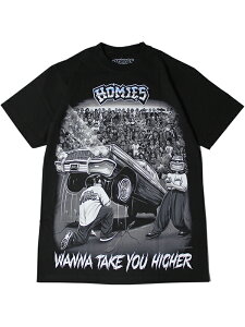 �y�C���|�[�g�zHOMIES WANNA TAKE YOU HIGHER S/S TEE SHIRTS black �z�[�~�[�Y T�V���c ���� �u���b�N