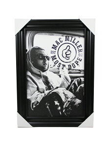 yC|[gzWOOD FLAME ART PANEL "MAC MILLER" black/white Ebht[ A[gpl "}bNE~[" ubN/zCg mg[ MTCY
