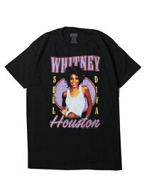 【インポート】WHITNEY HOUSTON Soul Diva Lightweight Tee black ホイットニーヒューストン プリント Tシャツ ブラック American Classics