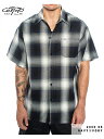 【インポート】Cal Top OMBRE CHECK SHORT SLEEVE SHIRTS navy/ivory キャルトップ オンブレチェック ショートスリーブシャツ ネイビー/アイボリー