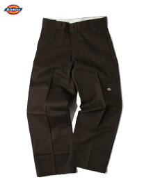 【USモデル】Dickies LOOSE FIT DOUBLE KNEE WORK PANTS dark brown ディッキーズ ルーズフィット ダブルニー ワークパンツ ダークブラウン 85283