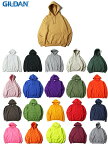 【USモデル】 GILDAN 8oz PLAIN PULLOVER PARKA HOODIE 20color ギルダン 8オンス プルオーバーパーカー フード プレーン 無地 全20色