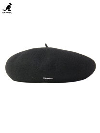 【USモデル】KANGOL ANGLOBASQUE BERET black カンゴール ベレー帽 ウール 帽子 黒 ブラック