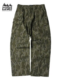 【インポート 】WORLD FAMOUS SPORTS (BC454-500) BRUSHED 6POCKET CARGO PANTS mossy oak bottomland camo ブラッシュド コットン 6ポケット カーゴ パンツ ミリタリー モッシーオークボトムランド カモ 迷彩