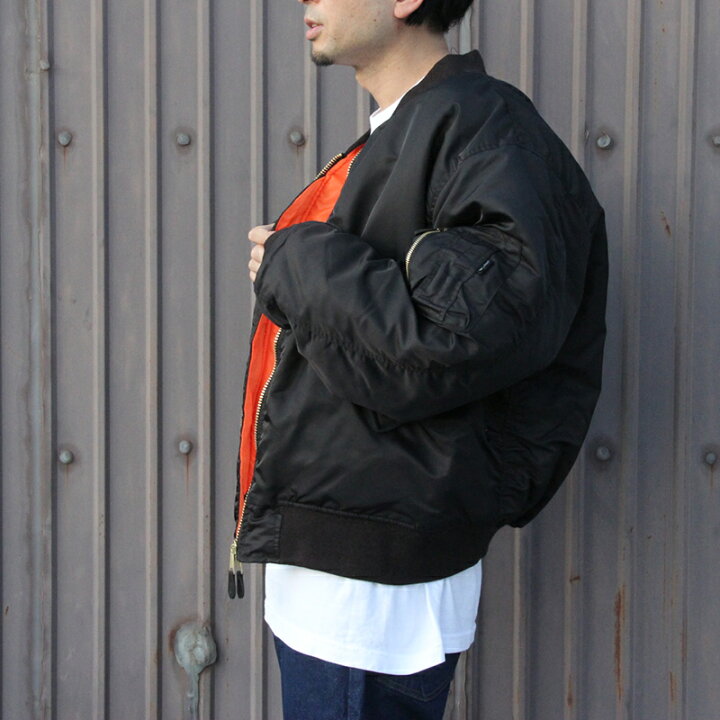 楽天市場】【インポート】MIL-TEC by Strum MA-1 FLIGHT JACKET black 