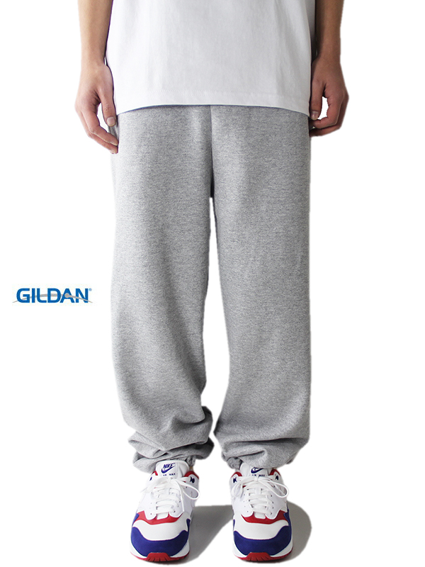楽天市場】【USモデル】GILDAN 8oz SWEAT PANTS gray ギルダン 8オンス
