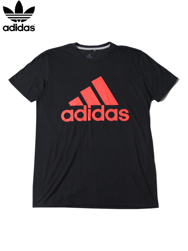 【楽天市場】【インポート正規品】adidas アディダス パフォーマンス ロゴ 半袖 Tシャツ ブラック/レッド PERFORMANCE LOGO  TEE black/red : game clothing