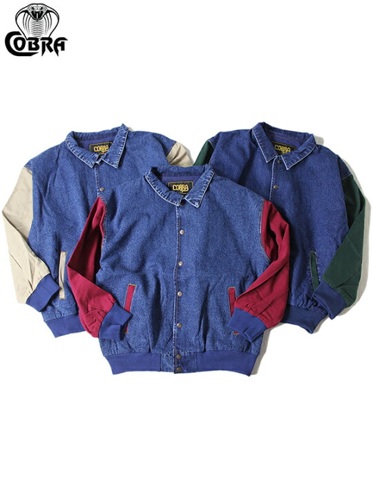 楽天市場】【インポート】COBRA CAPS RANGER DENIM STADIUM JACKET 